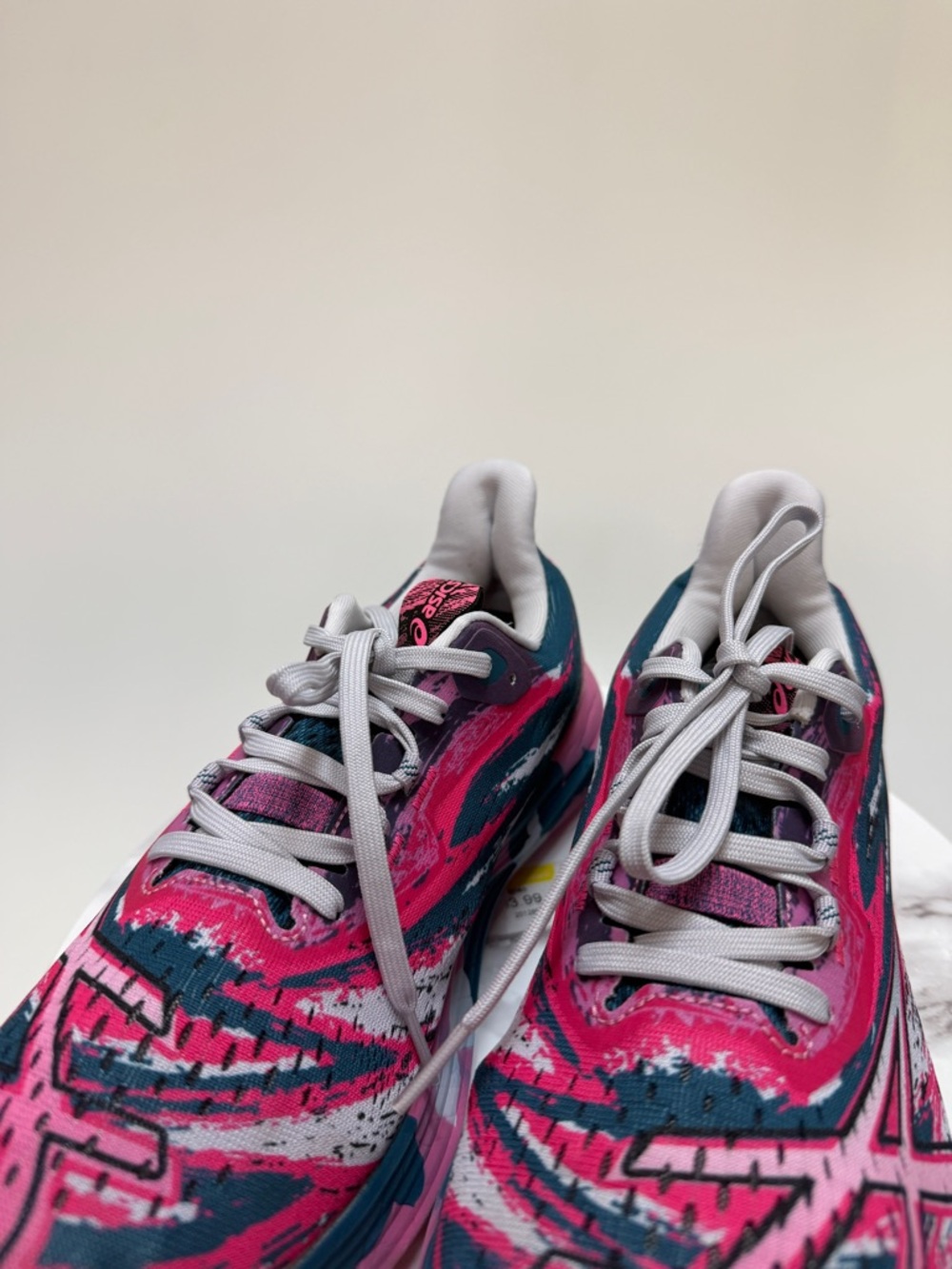 Asics Pink and Navy Graphic Running Shoes Women's NOOSA TRI 15 Shoe women 9.5 - Picture 4 of 10